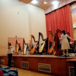 harp masterclass students music