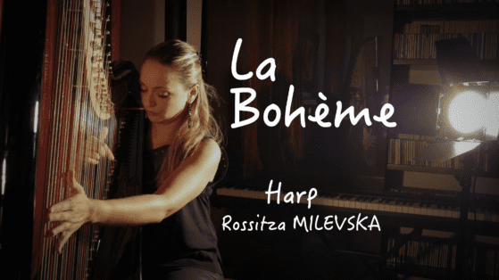tribute to charles aznavour- boheme-milevska-harp-harpe