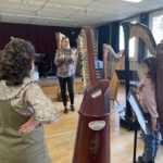 teaching moments with Rossitza a jazz harpist