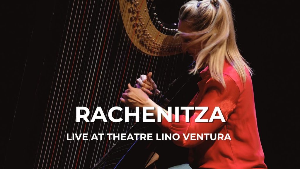 a harpist playing her jazz harp